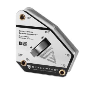 STAHLWERK Magnet-Schweißwinkel schaltbar 45° - 165° 30 kg / 66 lbs