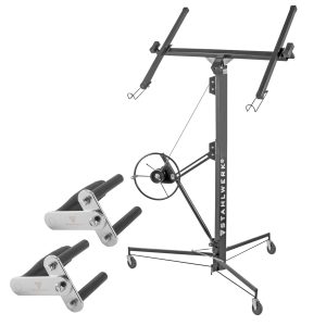STAHLWERK Plattenheber Ph-465 St + Plattentragehilfe Set Bis 68 Kg Belastbar