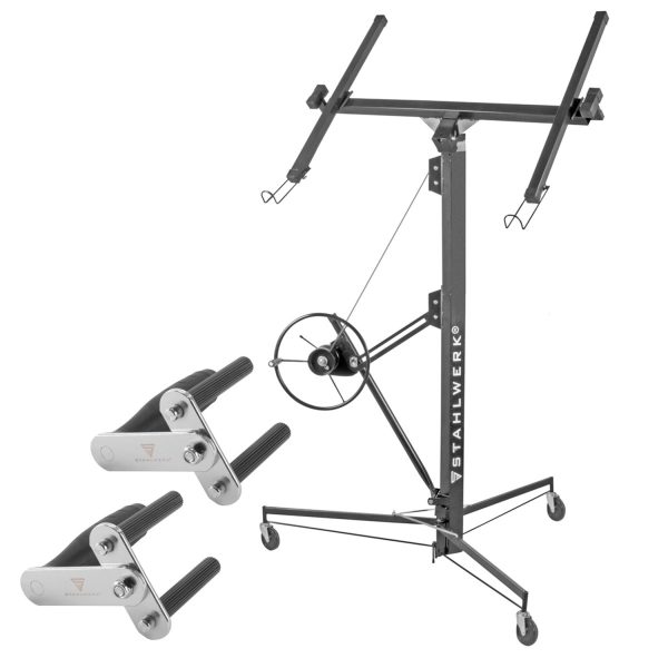 STAHLWERK Plattenheber Ph-465 St + Plattentragehilfe Set Bis 68 Kg Belastbar
