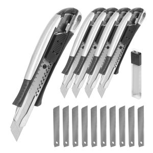 STAHLWERK Premium-Cuttermesser Pcm-181 St 5Er Set Mit 18 Mm Abbrechklingen