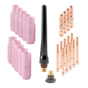 STAHLWERK Verschleißteile Set WIG TIG 26 Teile Schweißzubehör