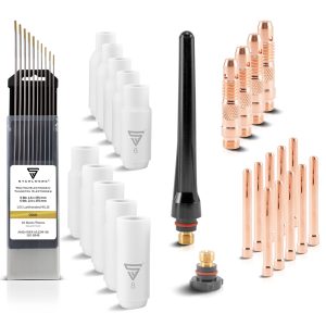 STAHLWERK WP26 WIG Verschleißteile Set 36Tlg Schweißzubehör Für WP Sr 17 18 26