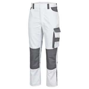 Safety&More Berufshose Extreme Weiß-Grau Gr. XL