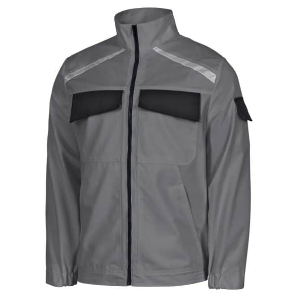 Safety&More Berufsjacke Extreme Grau-Schwarz Gr. L