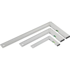 Schreinerwinkel-Set mit integrierter Wasserwaage
