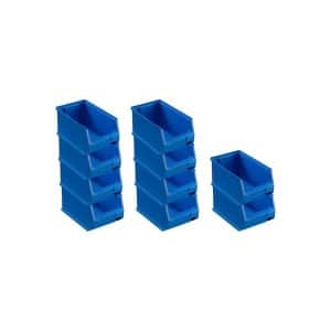 SparSet 10 x Blaue Sichtlagerbox 3.0 HxBxT 12