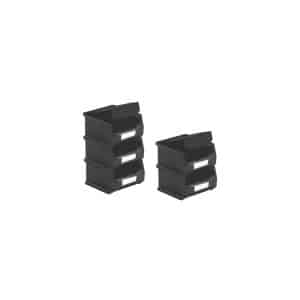 SparSet 5 x Leitfähige Sichtlagerbox 1.0 Mit Abdeckung HxBxT 6 x 10 x 10 cm 0