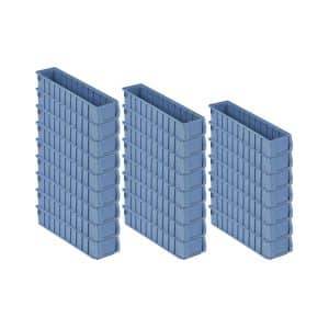 SuperSparSet 24 x Regalkasten 500 SN Mit Etikett und Schutzhaube HxBxT 9 x 11