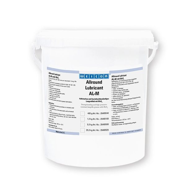 WEICON Allround-Lubricant 5 kg AL-M 5000 Langzeitfett m.MoS2