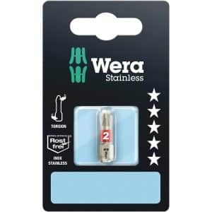 Wera Kreuzschlitz-Bit PH2 x 25 mm Edelstahl 3851/1 Torsionszone