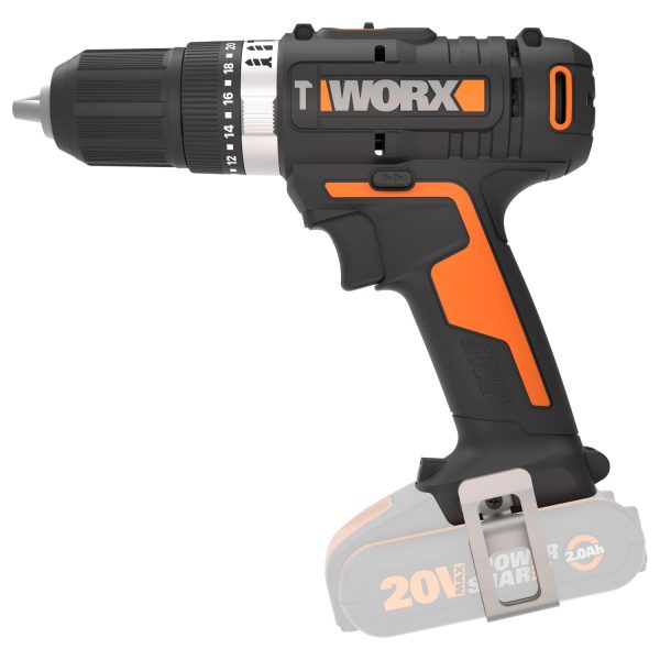 Worx 20 V Akku-Schlagbohrschrauber WX370.9 Solo