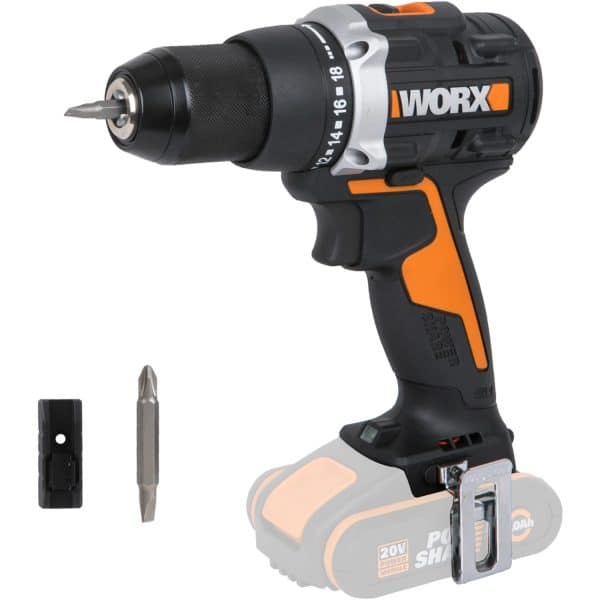 Worx Akku-Bohrschrauber WX102.9 PowerShare 20 V Solo