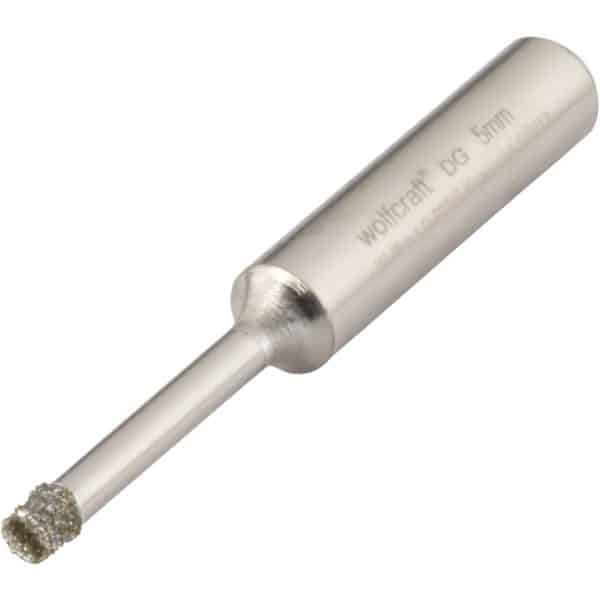wolfcraft Diamant-Bohrer Ceramic für Akkuschrauber Ø 5 mm